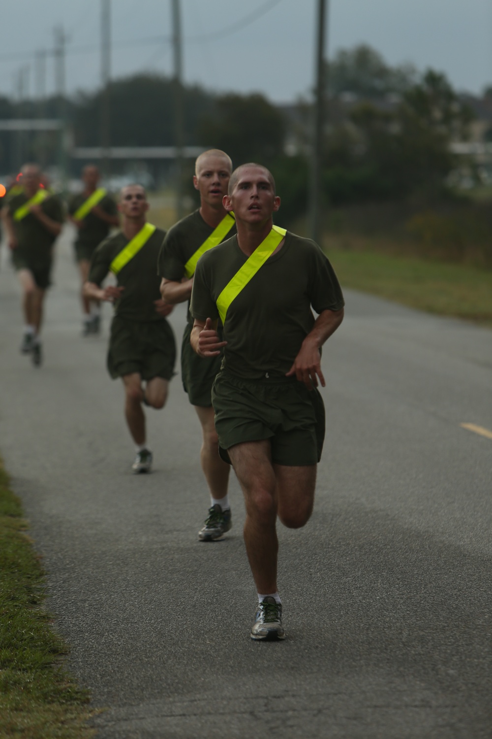 Photo Gallery: Marine recruits develop fitness early on Parris Island