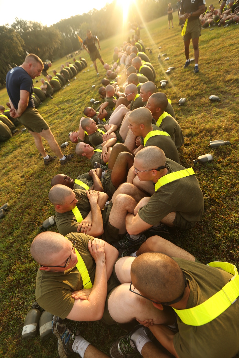 Photo Gallery: Marine recruits develop fitness early on Parris Island