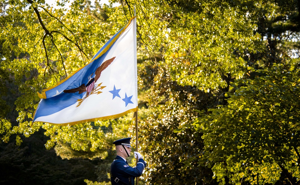 9th Chairman of the Joint Chiefs of Staff US Air Force Gen. David C. Jones funeral at Arlington National Cemetery