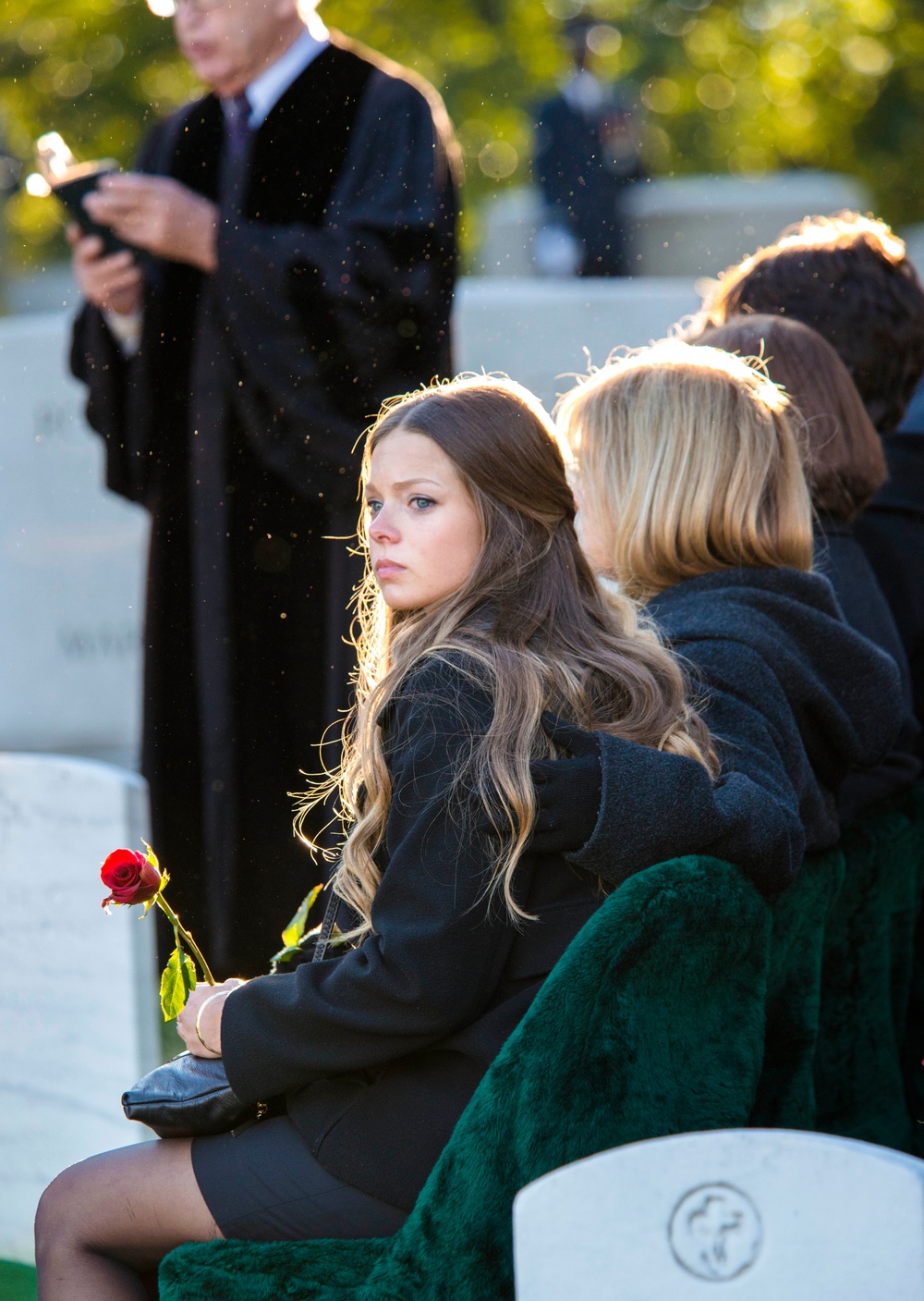 9th Chairman of the Joint Chiefs of Staff US Air Force Gen. David C. Jones funeral at Arlington National Cemetery