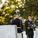 9th Chairman of the Joint Chiefs of Staff US Air Force Gen. David C. Jones funeral at Arlington National Cemetery