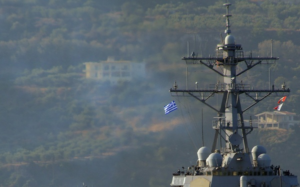 Ramage visits Greece