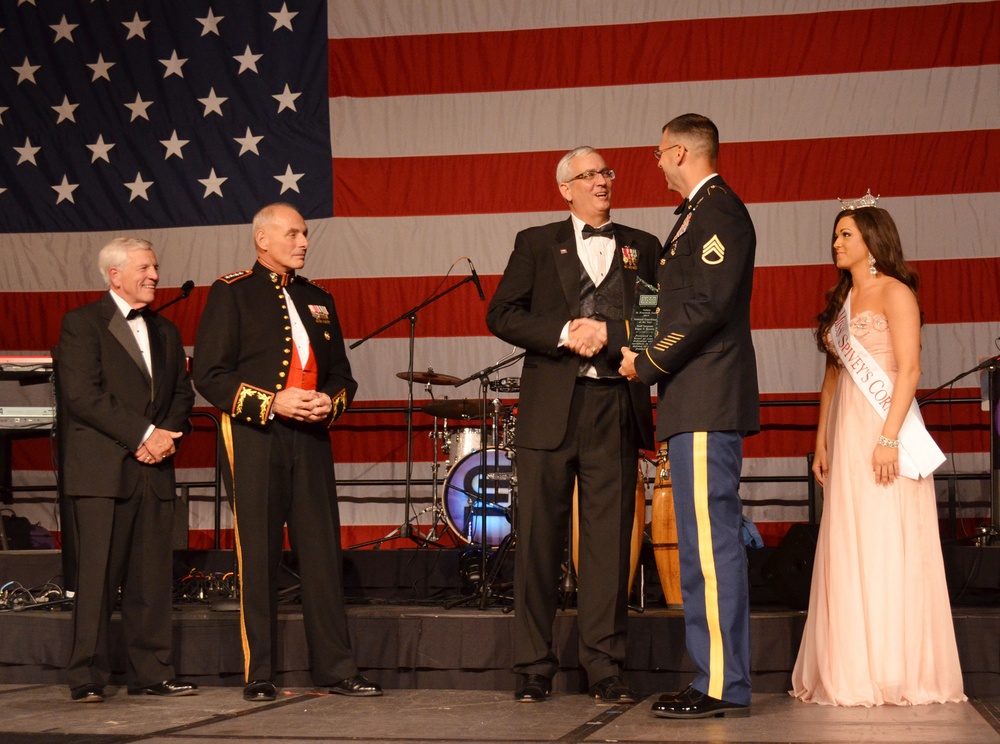 USO of NC Salute to Freedom Gala honors NC military including Guard soldier