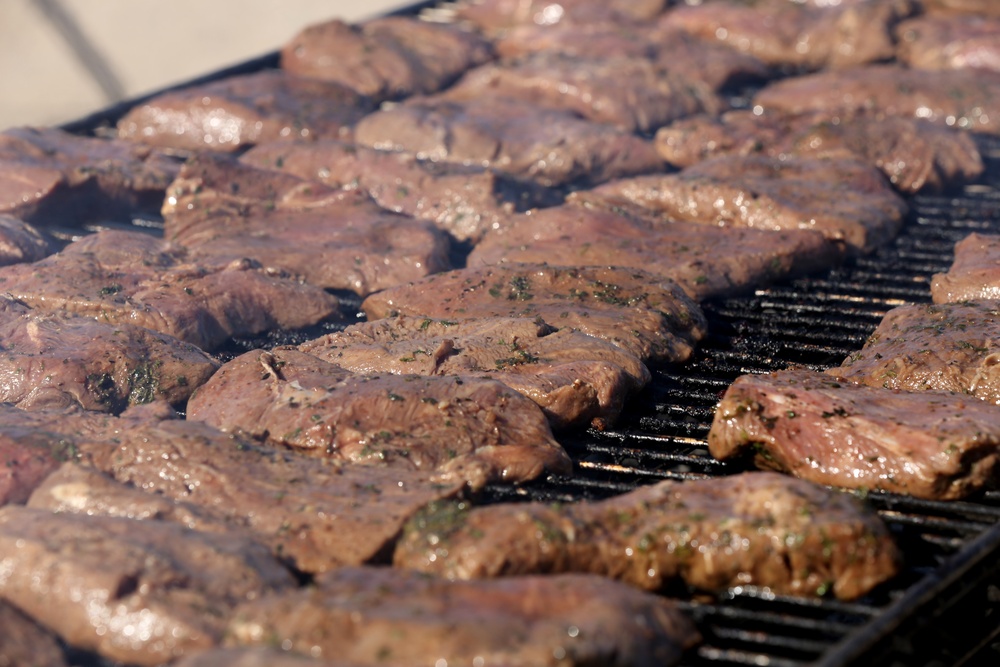 Marines feast during warriors’ meal