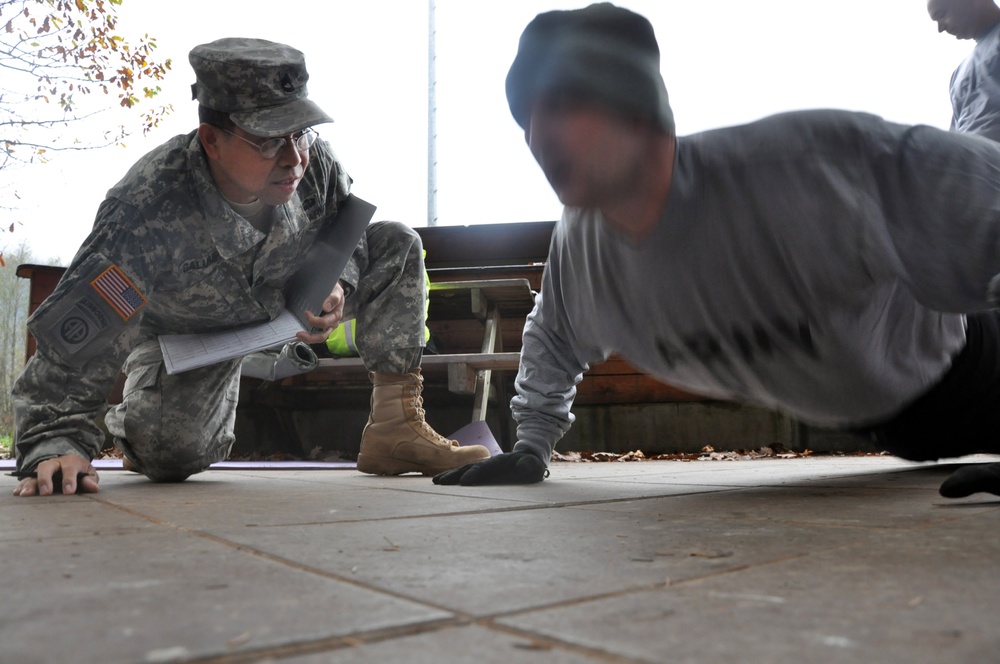 DOD Center soldiers test fitness