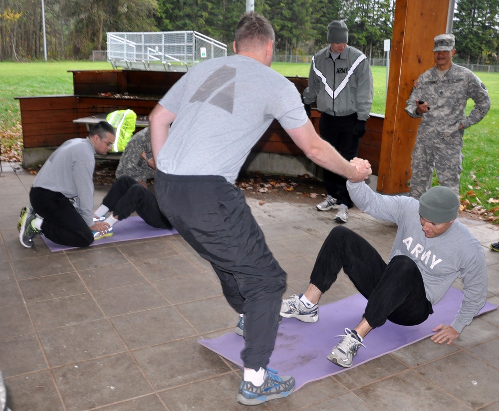 DOD soldiers test fitness