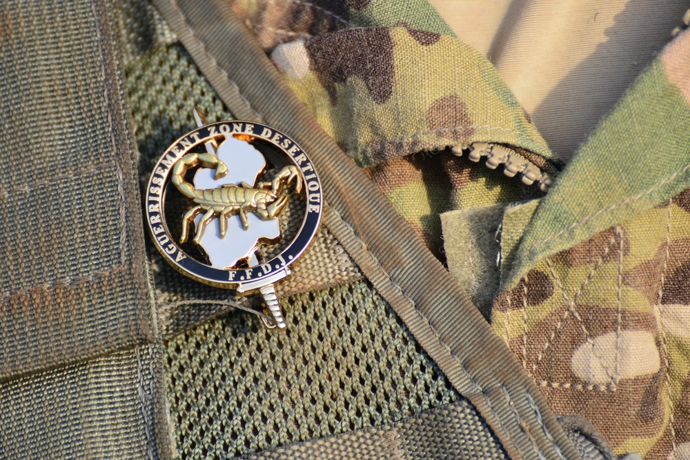 Airman earns French desert commando badge