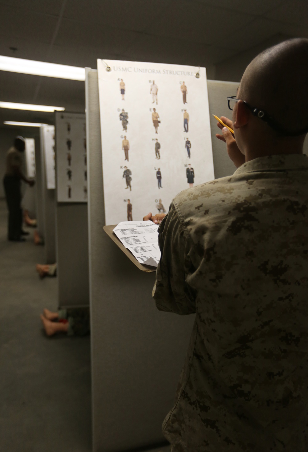 Photo Gallery: Marine recruits test basic military knowledge on Parris Island