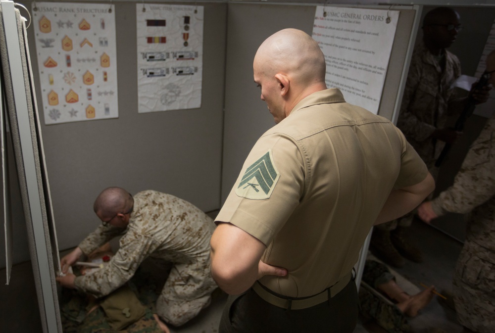 Photo Gallery: Marine recruits test basic military knowledge on Parris Island
