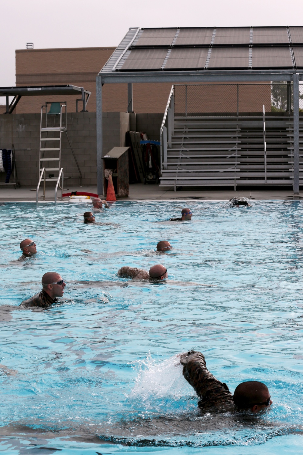 Time to sink or swim; Marines train to become instructors