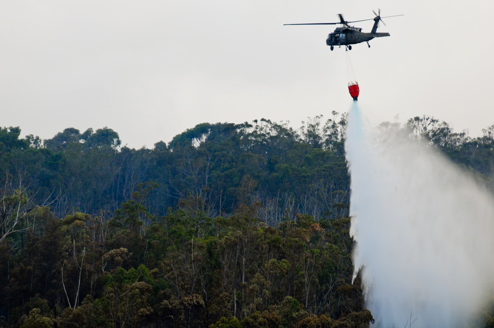 25th CAB suppresses brush fire
