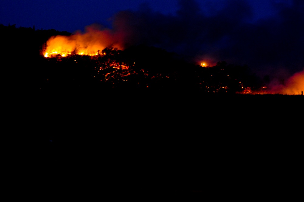 25th CAB suppresses brush fire