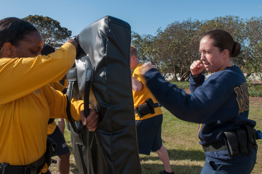 Auxiliary security force training