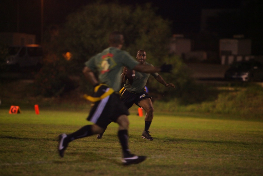 Special-Purpose Marine Air-Ground Task Force Africa 13.3 Marines step it up on the gridiron