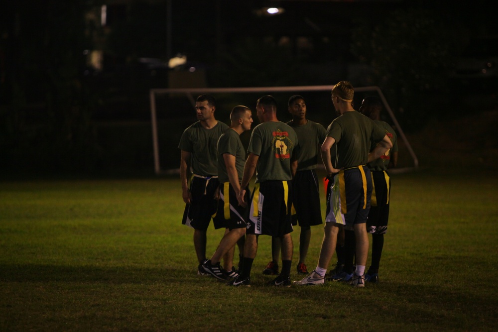 Special-Purpose Marine Air-Ground Task Force Africa 13.3 Marines step it up on the gridiron