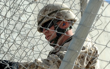 Seabees repair fence