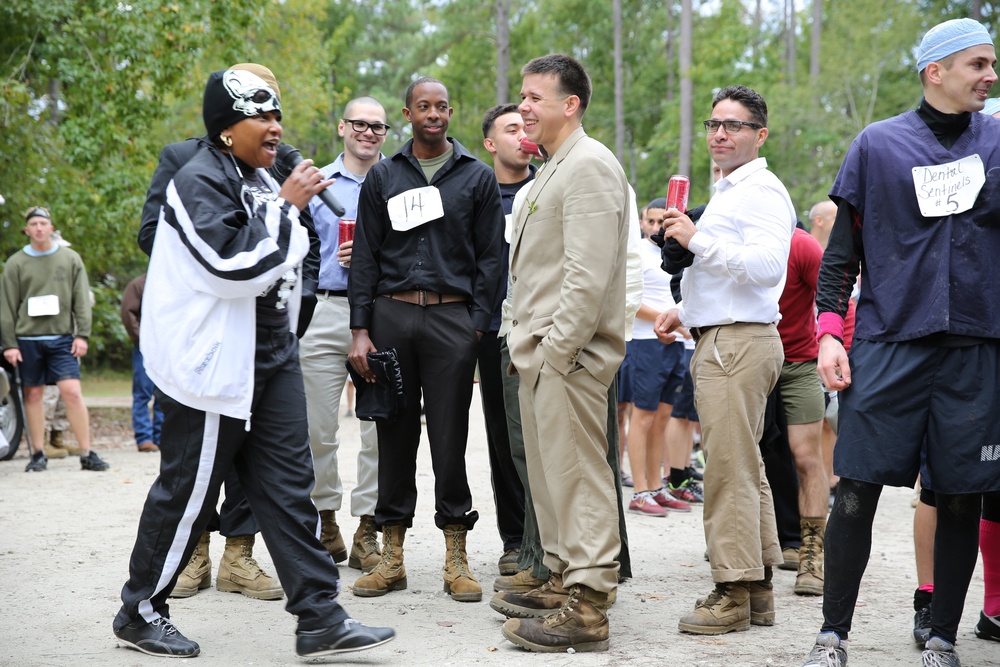 Marines battle terrain, zombies