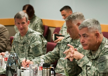 Vice Chief Campbell, SMA Chander visit 'Big Red One' soldiers, discuss resiliency