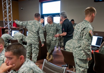 Vice Chief Campbell, SMA Chander visit 'Big Red One' soldiers, discuss resiliency