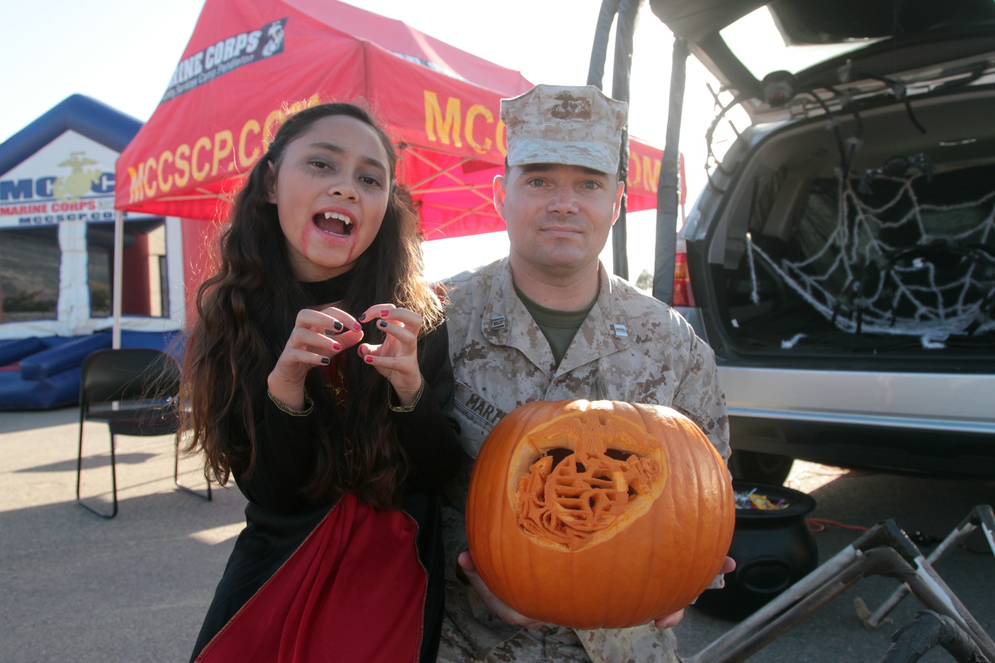 usmc pumpkin stencil