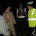 1-40th CAV (A) CSM speaks with senior NCOs before Halloween 'Fun Run'