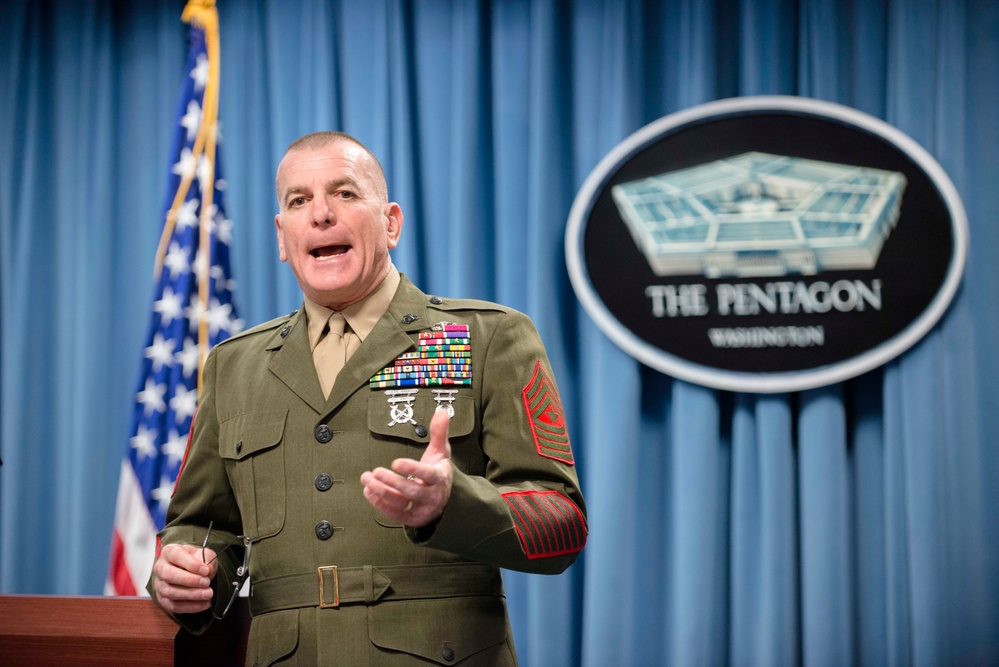Allied Forces Foundation and wounded warriors from the UK, Denmark visit the Pentagon