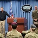 Allied Forces Foundation and wounded warriors from the UK, Denmark visit the Pentagon