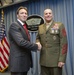 Allied Forces Foundation and wounded warriors from the UK, Denmark visit the Pentagon