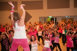 Zumba participants dance night away to raise breast cancer awareness, support