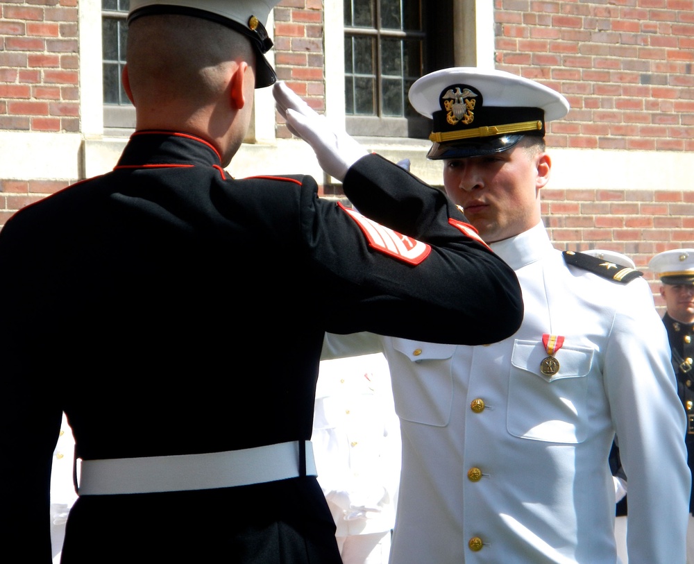 First salute