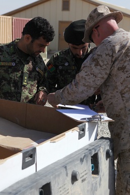 Afghan ER: Helmand-based ANA supplied, training for life-saving capabilities