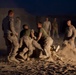 Combat respite: Deployed Marines build camaraderie during moonlight games