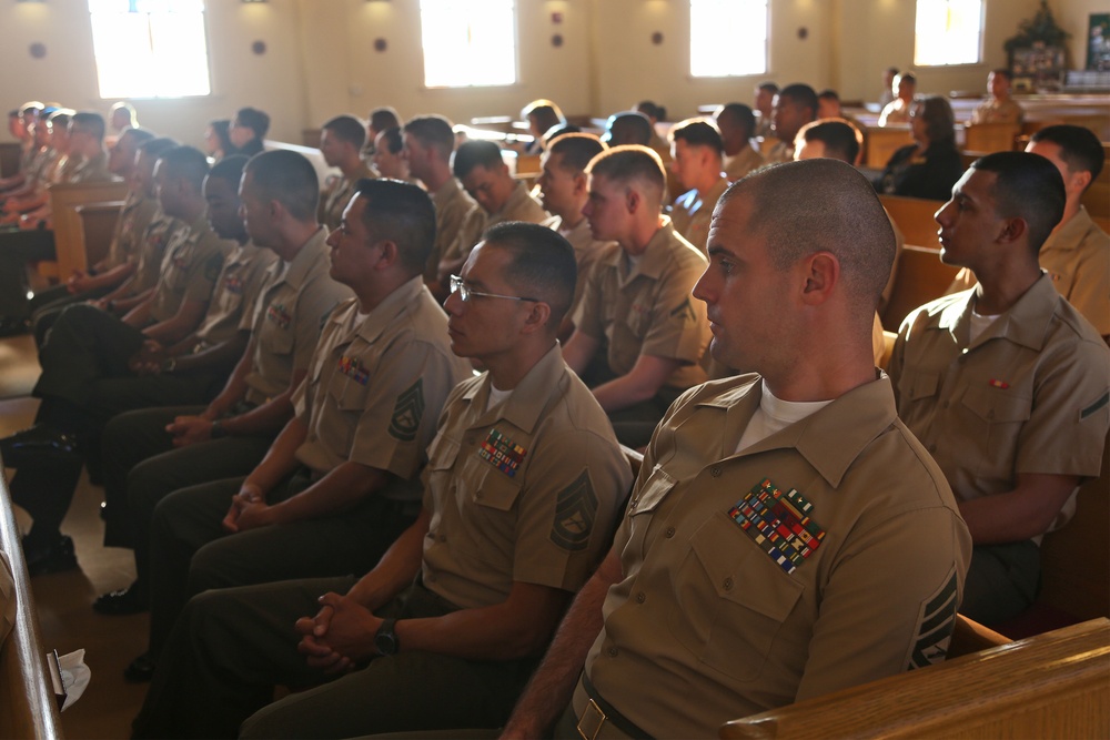 CLR-1 capstone ceremony honors Marines at the end of their careers