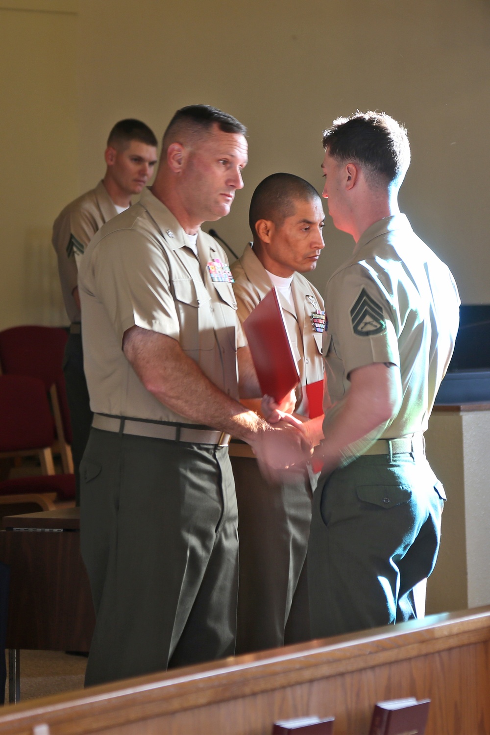 CLR-1 capstone ceremony honors Marines at the end of their careers