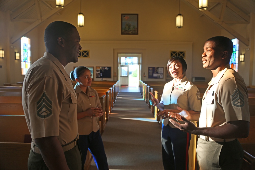 CLR-1 capstone ceremony honors Marines at the end of their careers