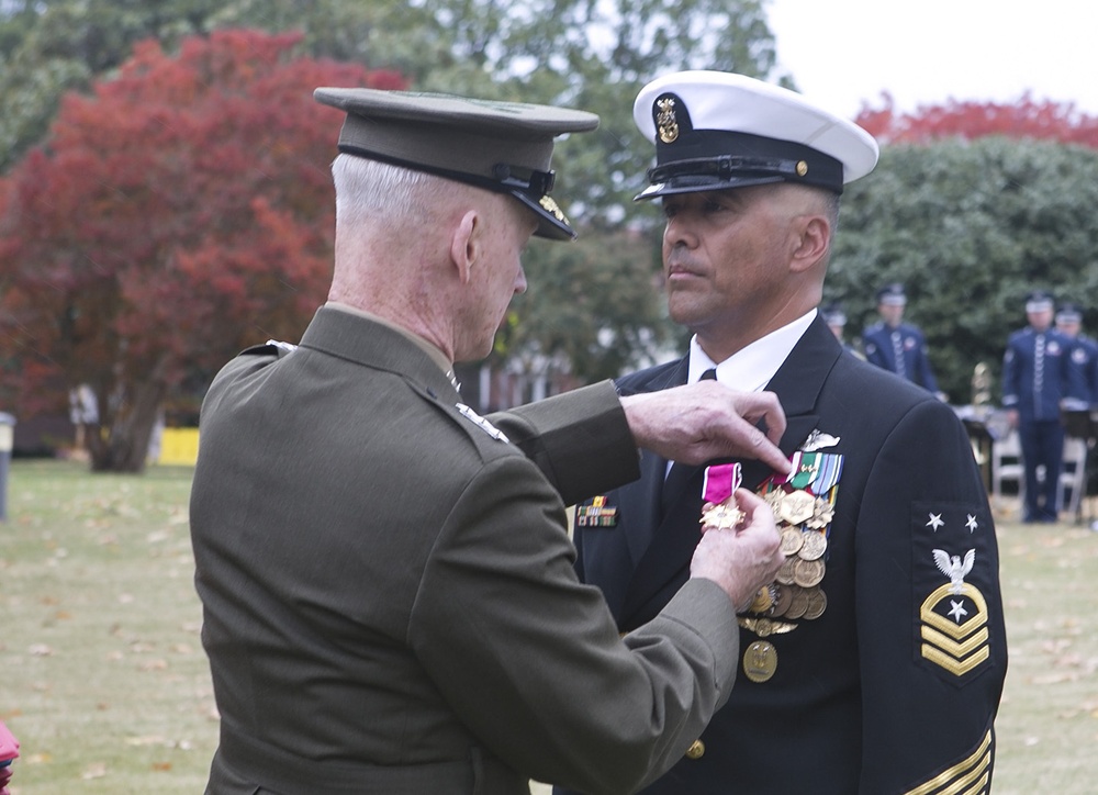 Command Master Chief Ruiz's Legion of Merit