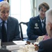 Latvian minister of defense meeting