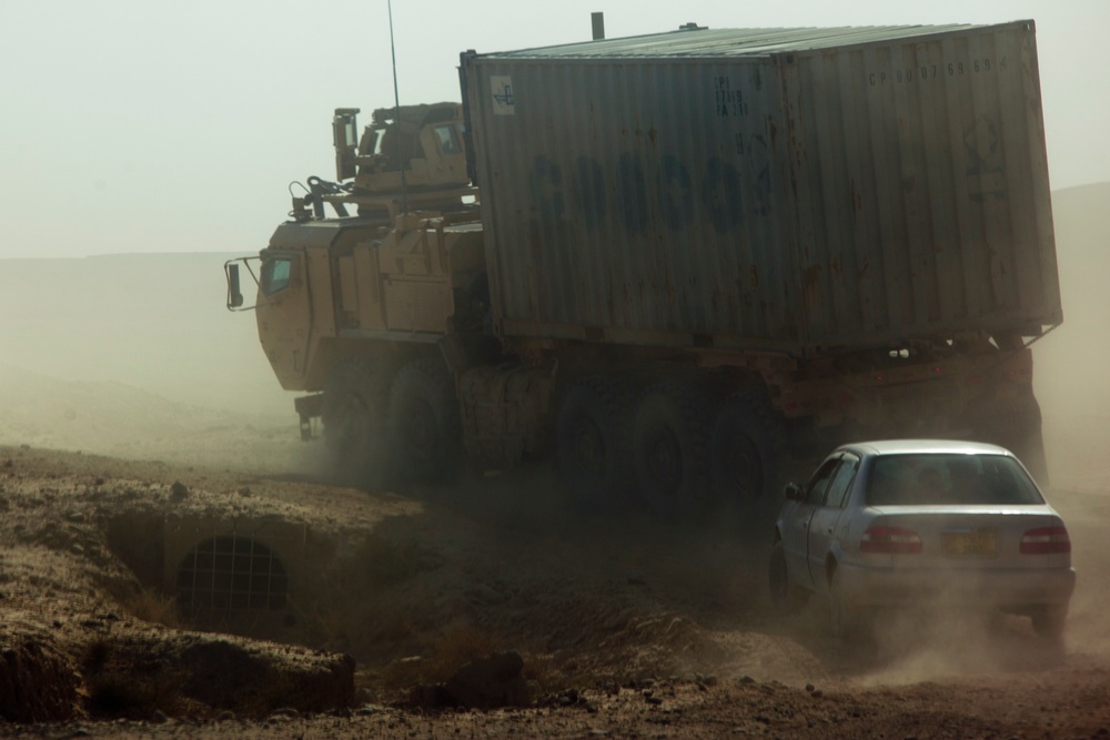 Five days, two pairs of socks later: Marine convoy operations in Afghanistan