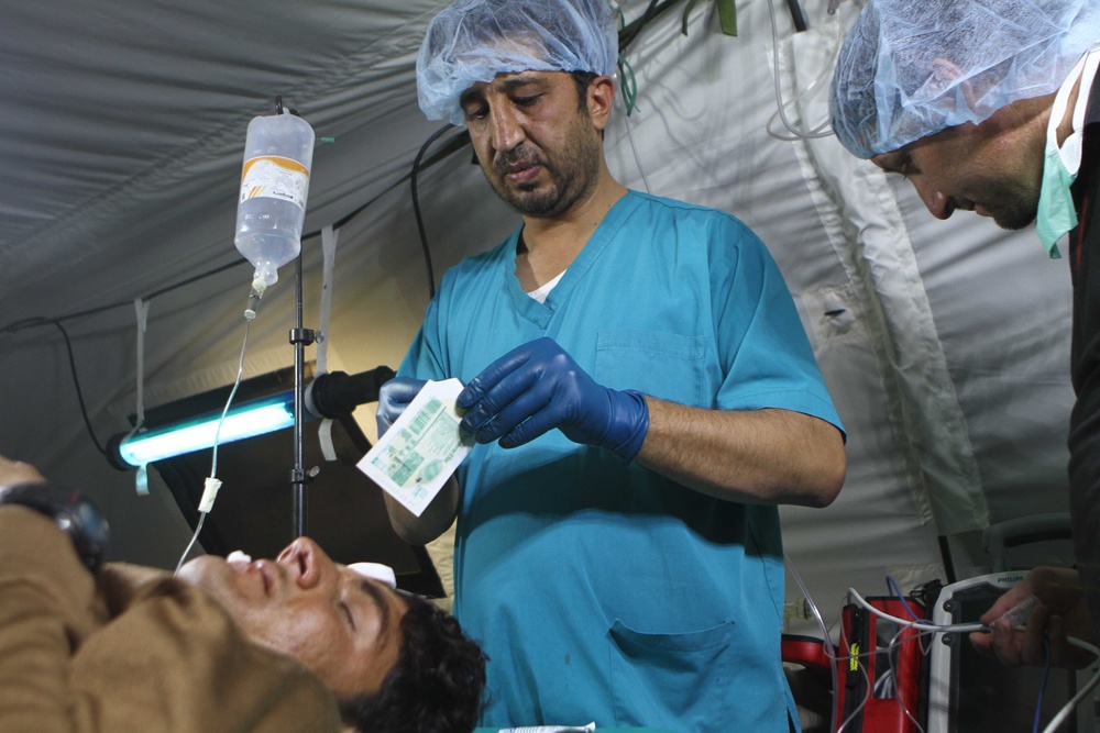 Battlefield Care The development of the Afghan National Army’s medics, surgeons in Helmand