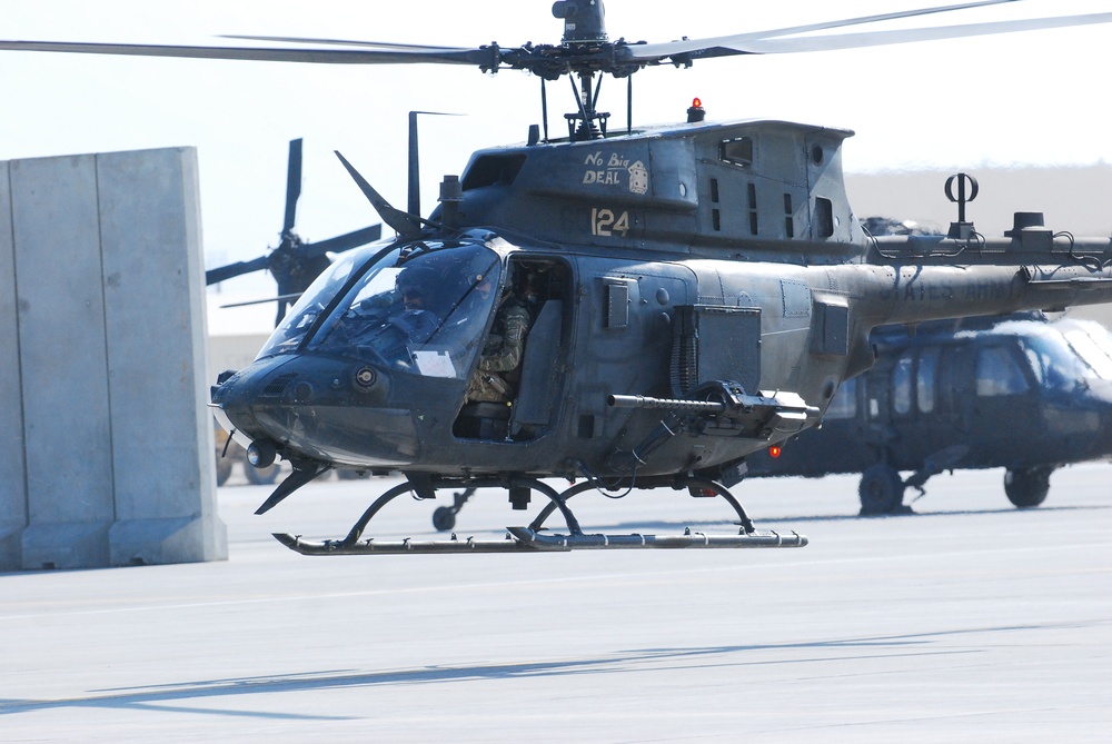 10th Combat Aviation Brigade’s Massachusetts National Guard Black Hawk company provide rotary wing support to Regional Command-East