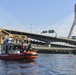 Coast Guard Station Boston patrols during Red Sox parade