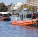 Coast Guard Station Boston patrols during Red Sox parade