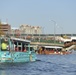 Coast Guard Station Boston patrols during the Red Sox parade