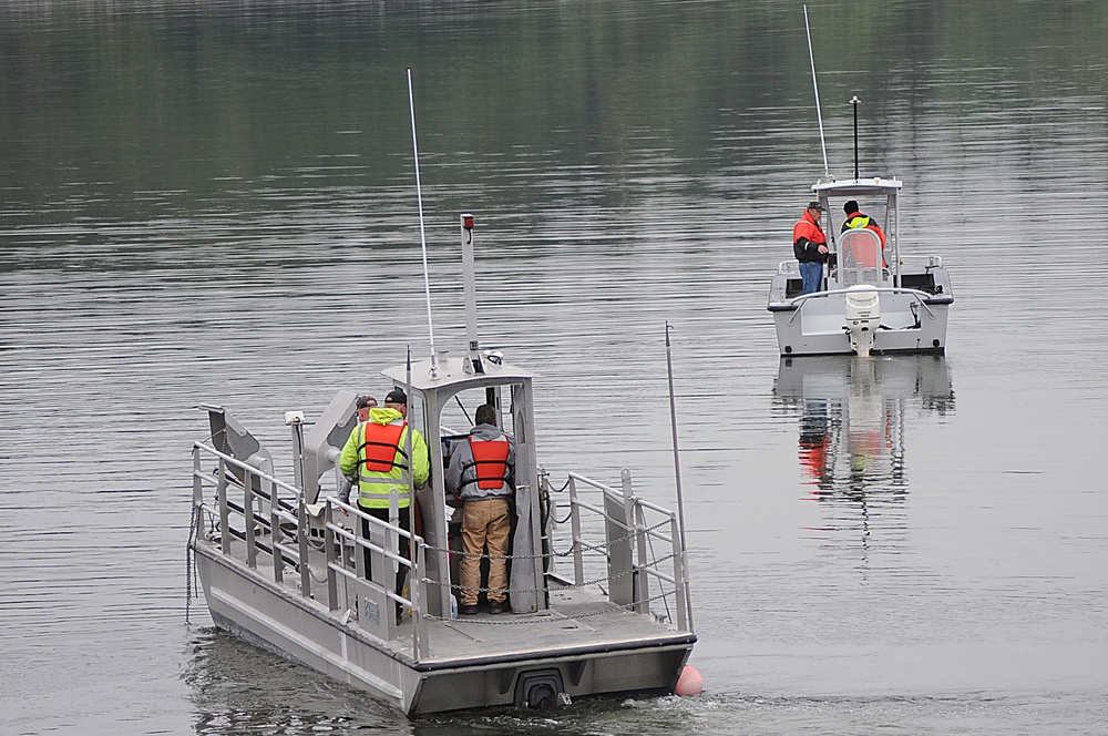 Oil spill response exercise