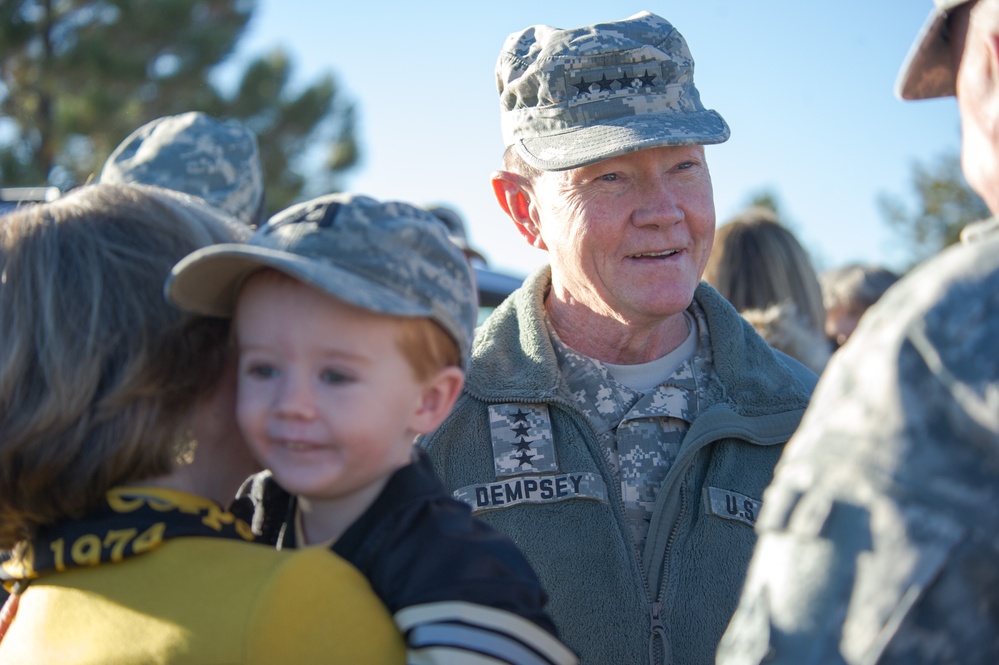 CJCS attends Air Force vs Army