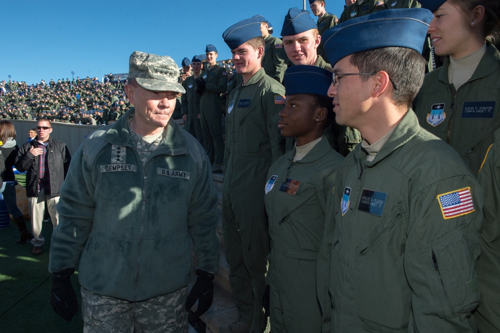 CJCS attends Air Force vs Army