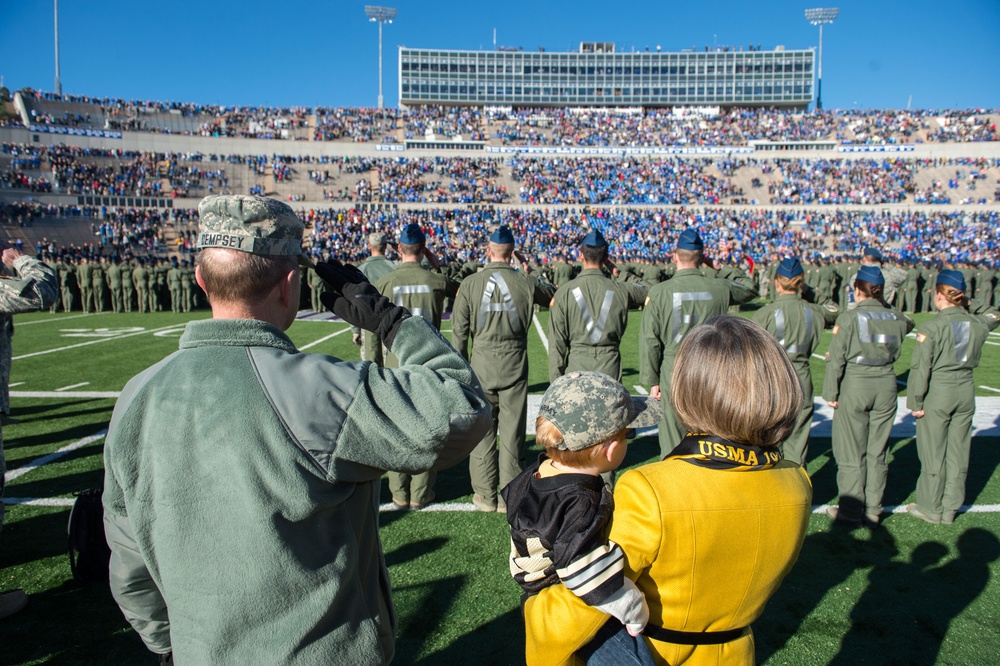 CJCS attends Air Force vs Army