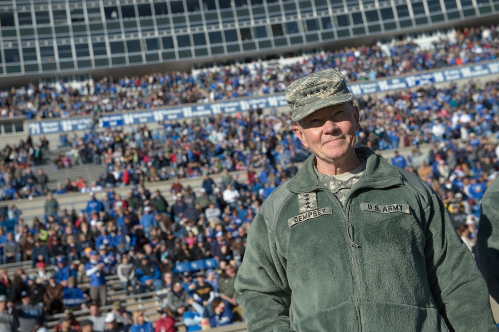 CJCS attends Air Force vs Army