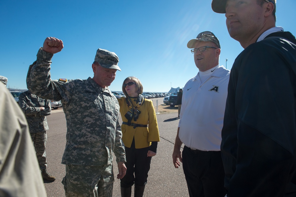 CJCS attends Air Force vs Army