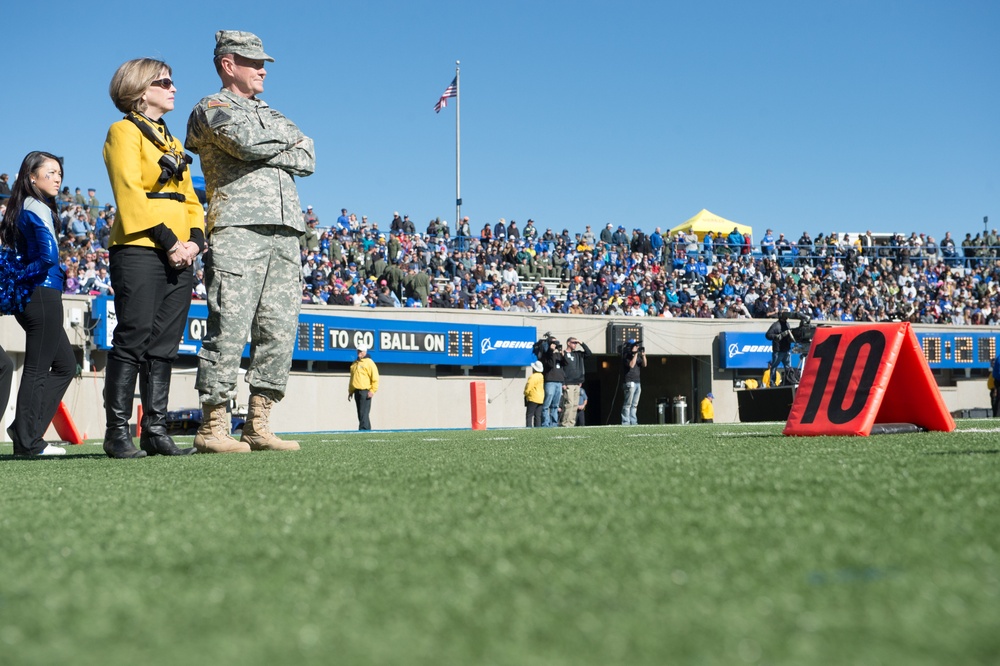 CJCS attends Air Force vs Army